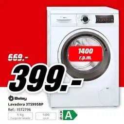 MediaMarkt Balay lavadora 3ts995bp oferta