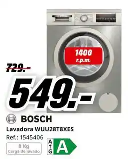 MediaMarkt Bosch lavadora wuu28t8xes oferta