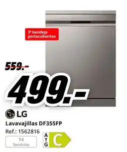 MediaMarkt LG lavavajillas DF355FP oferta
