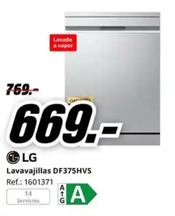MediaMarkt LG lavavajillas DF375HVS oferta