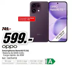 MediaMarkt oppo smartphone reno16 fs 5g oferta