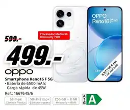 MediaMarkt oppo smartphone reno16 f 5g oferta