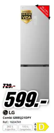 MediaMarkt LG Combi GBBSJ21DPY oferta