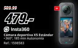 MediaMarkt Insta360 Cámara deportiva X5 Estándar oferta
