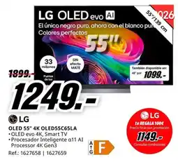 MediaMarkt LG oled evo ai 55" 4k oled55c65la oferta