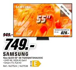 MediaMarkt Samsung neo qled 55" 4k tq55qn73hauxxc oferta