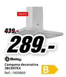 MediaMarkt Balay campana decorativa 3bc097ex oferta