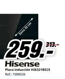 MediaMarkt Hisense Placa inducción HI6321BSCE oferta