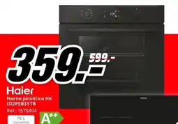 MediaMarkt Haier horno pirolítico h6 oferta