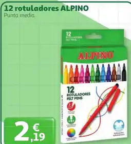 Alcampo Alpino rotuladores oferta