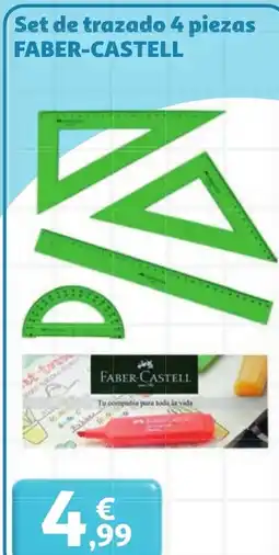 Alcampo Faber-Castell set de trazado 4 piezas oferta