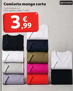 Alcampo Inextenso camiseta manga corta oferta