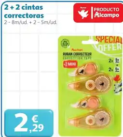 Alcampo Auchan ruban correcteur oferta