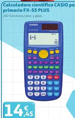 Alcampo Casio calculadora cientifica fx-55 plus oferta