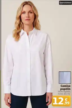 Alcampo Inextenso camisa popelín oferta