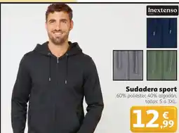 Alcampo Inextenso sudadera sport oferta
