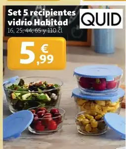 Alcampo Quid recipientes vidrio Habitat oferta
