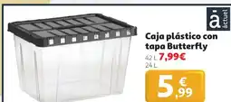 Alcampo Caja plástico con tapa Butterfly oferta