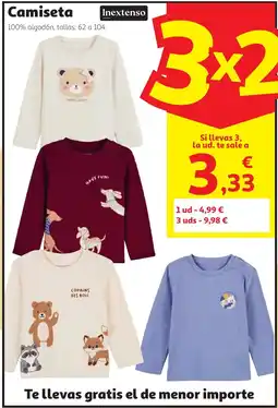 Alcampo Innextenso camiseta oferta