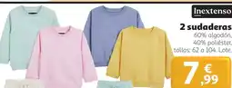 Alcampo Inextenso 2 sudaderas oferta