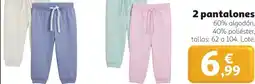 Alcampo Inextenso 2 pantalones oferta
