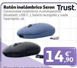Alcampo Trust ratón inalámbrico Seron oferta
