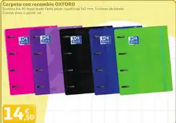 Alcampo Oxford carpeta con recambio oferta