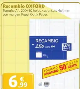 Alcampo Oxford recambio oferta
