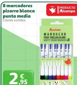 Alcampo Auchan marcadores pizarra blanca punta media oferta