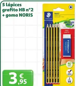 Alcampo Noris lápices grafito HB n°2 oferta