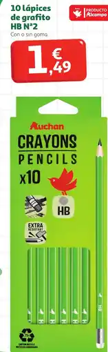 Alcampo Auchan crayons pencils oferta