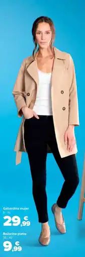 Carrefour Gabardina mujer oferta