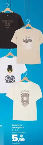 Carrefour Camiseta estampada oferta