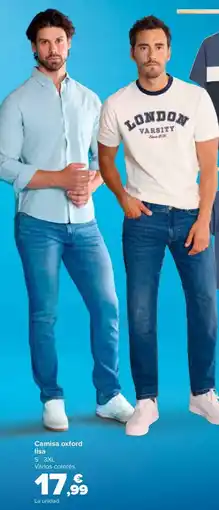 Carrefour Camisa oxford lisa oferta