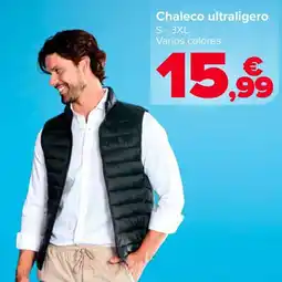 Carrefour Chaleco ultraligero oferta