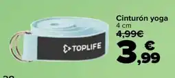 Carrefour Toplife cinturón yoga oferta
