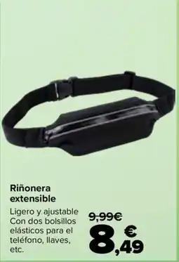 Carrefour Riñonera extensible oferta