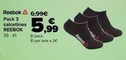 Carrefour Reebok calcetines oferta