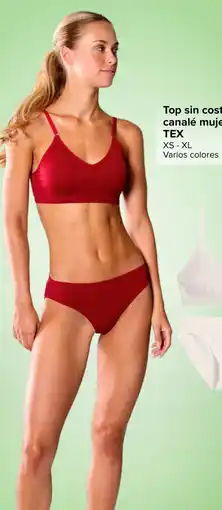 Carrefour tex Top sin costuras canale mujer oferta