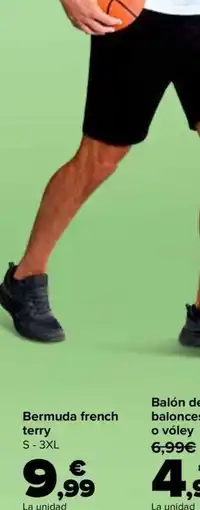 Carrefour Bermuda french terry oferta