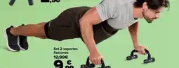 Carrefour Toplife Set 2 soportes flexiones oferta