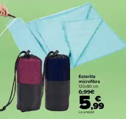 Carrefour Esterilla microfibra oferta