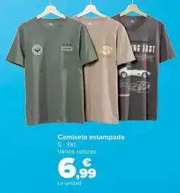 Carrefour Camiseta estampada oferta