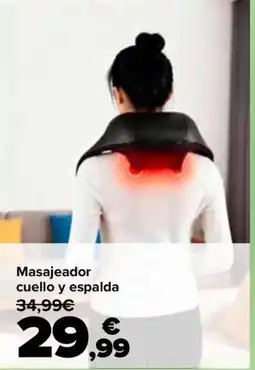 Carrefour Masajeador cuello y espalda oferta