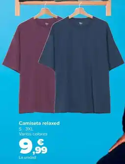 Carrefour Camiseta relaxed oferta