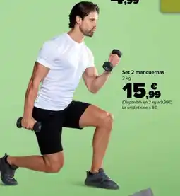 Carrefour Set 2 mancuernas oferta