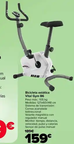 Carrefour Vital Gym B6 oferta