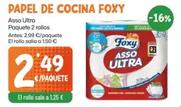 AhorraMas Foxy papel de cocina asso ultra oferta
