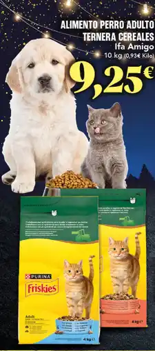 Gadis Ifa amigo alimento perro adulto ternera cereales oferta