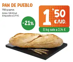 AhorraMas Pan de Pueblo oferta